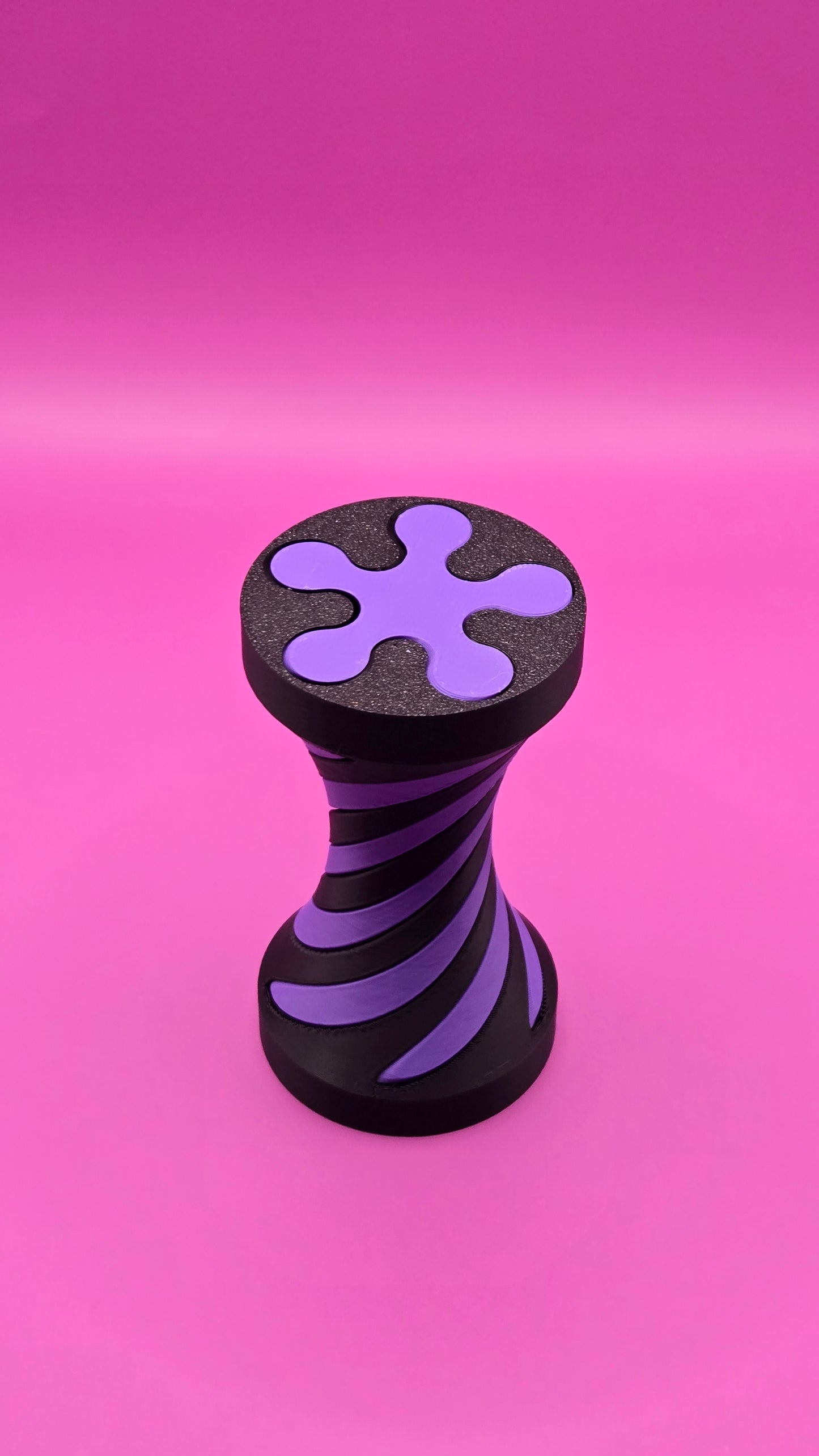Passthrough Fidget Toy - Black and Purple