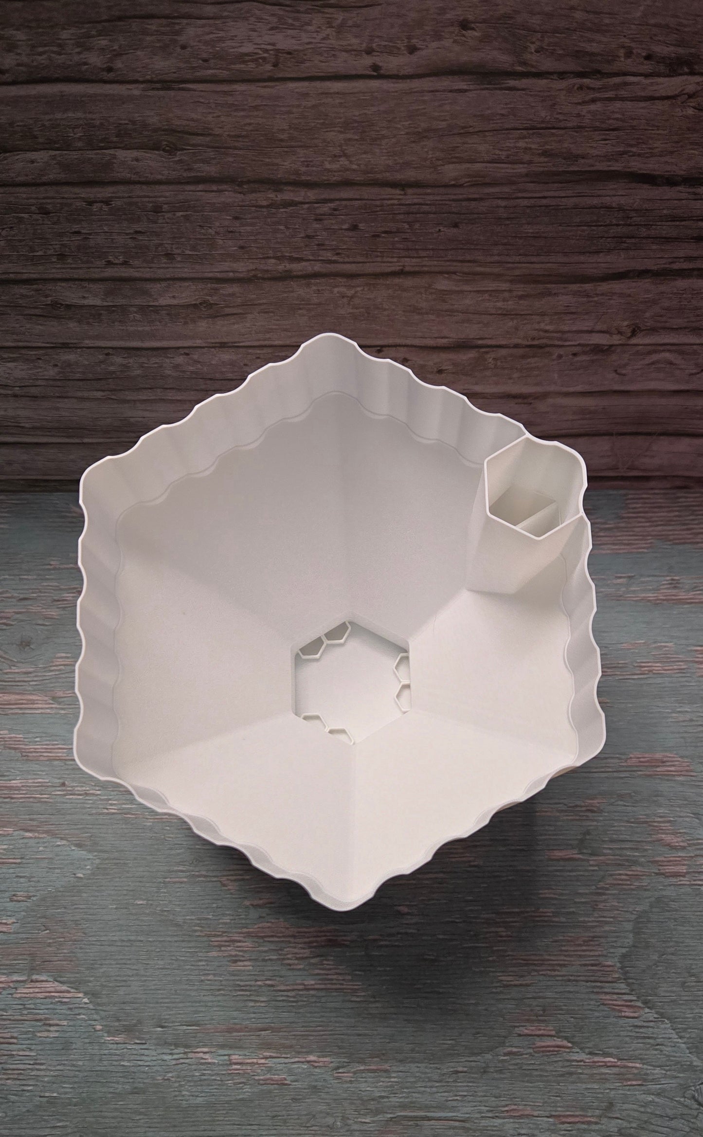 Large Self Watering Planter Pot - White
