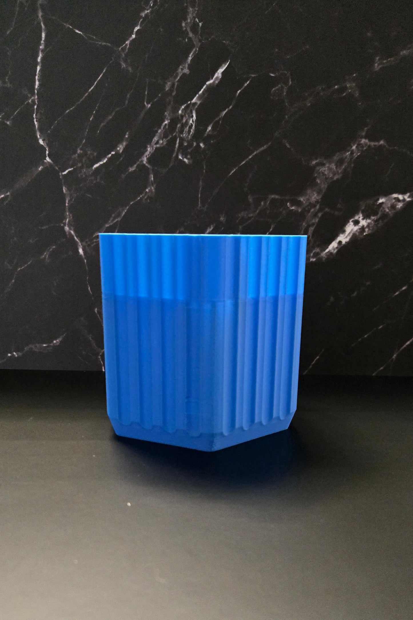 Small Self Watering Planter Pot - Blue