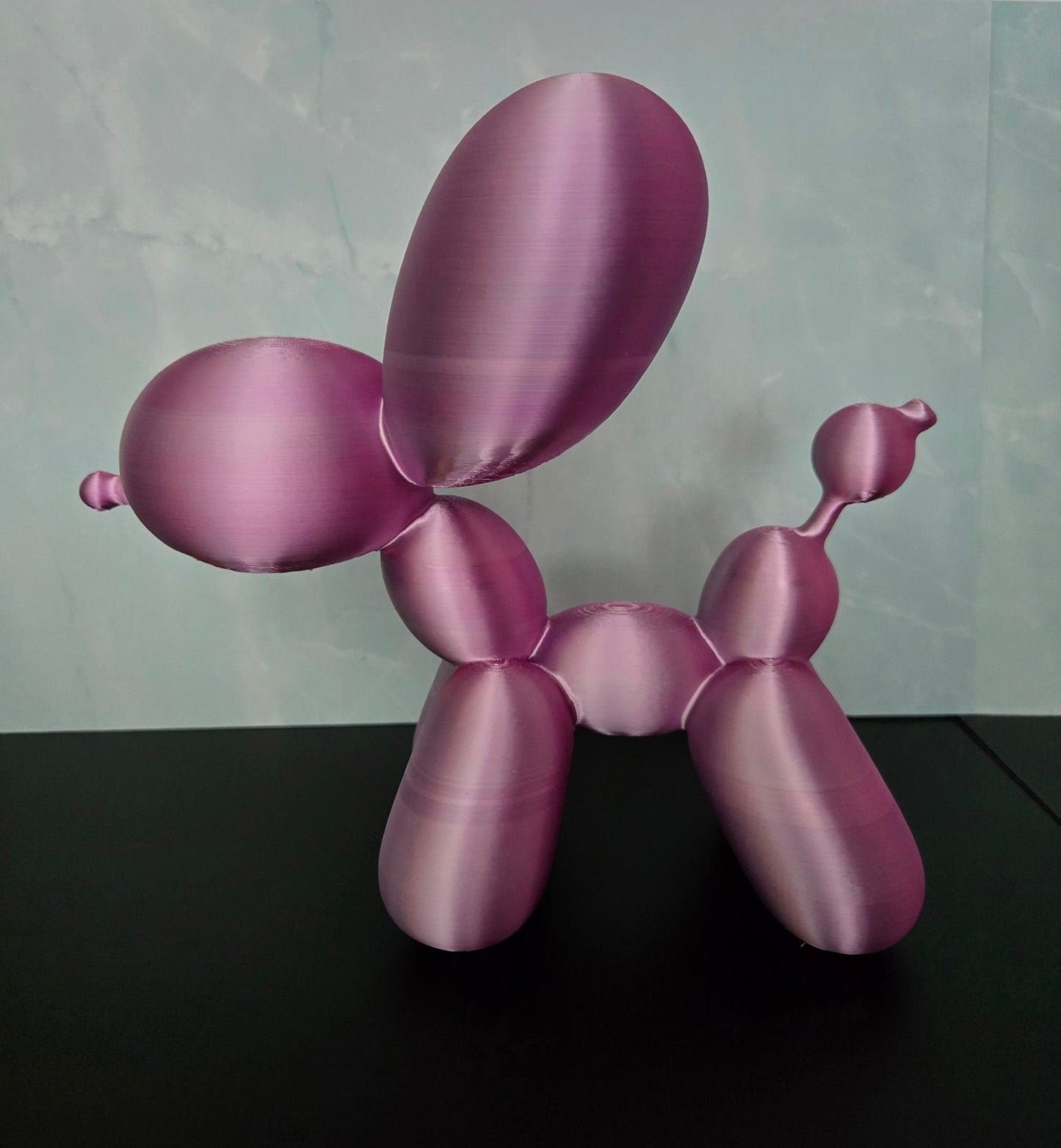 Extra Large Balloon Dog - Pink and Silver Mix