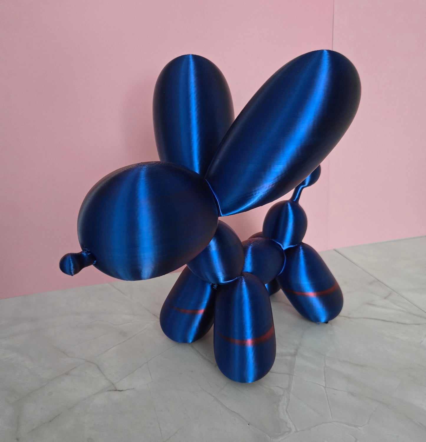 Extra Large Balloon Dog - Blue and Red Mix