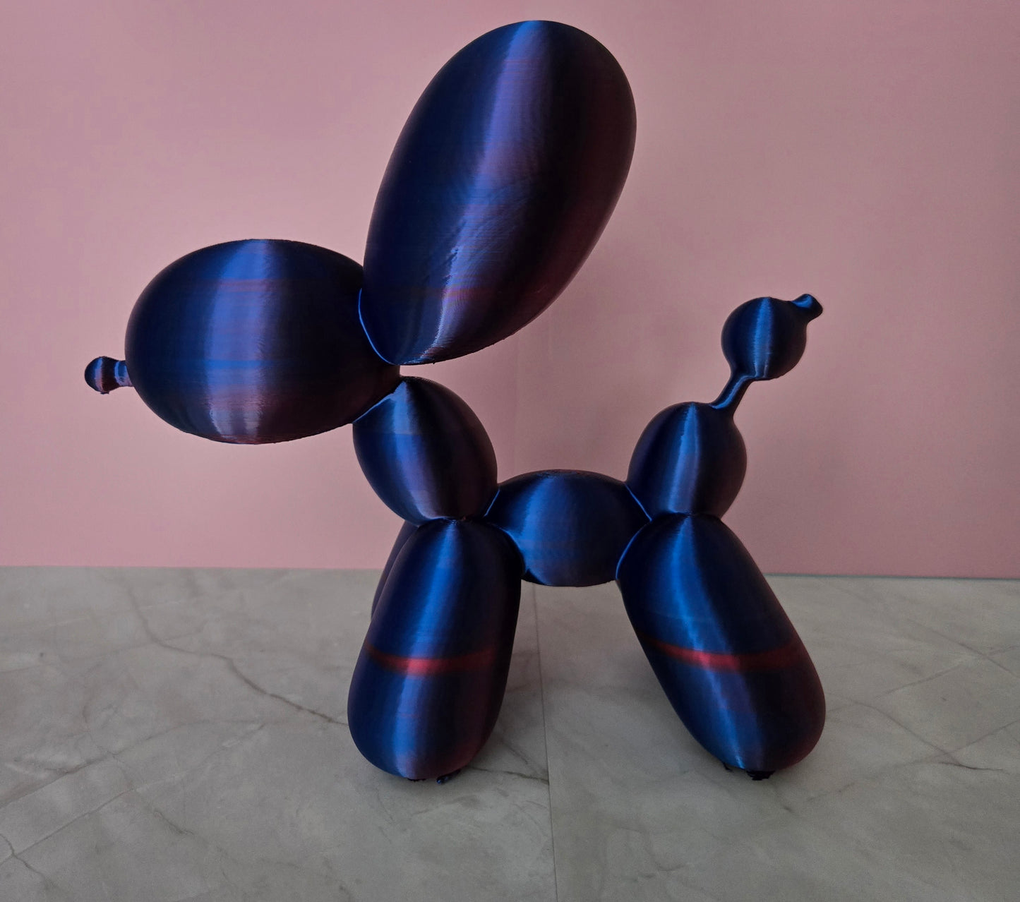 Extra Large Balloon Dog - Blue and Red Mix
