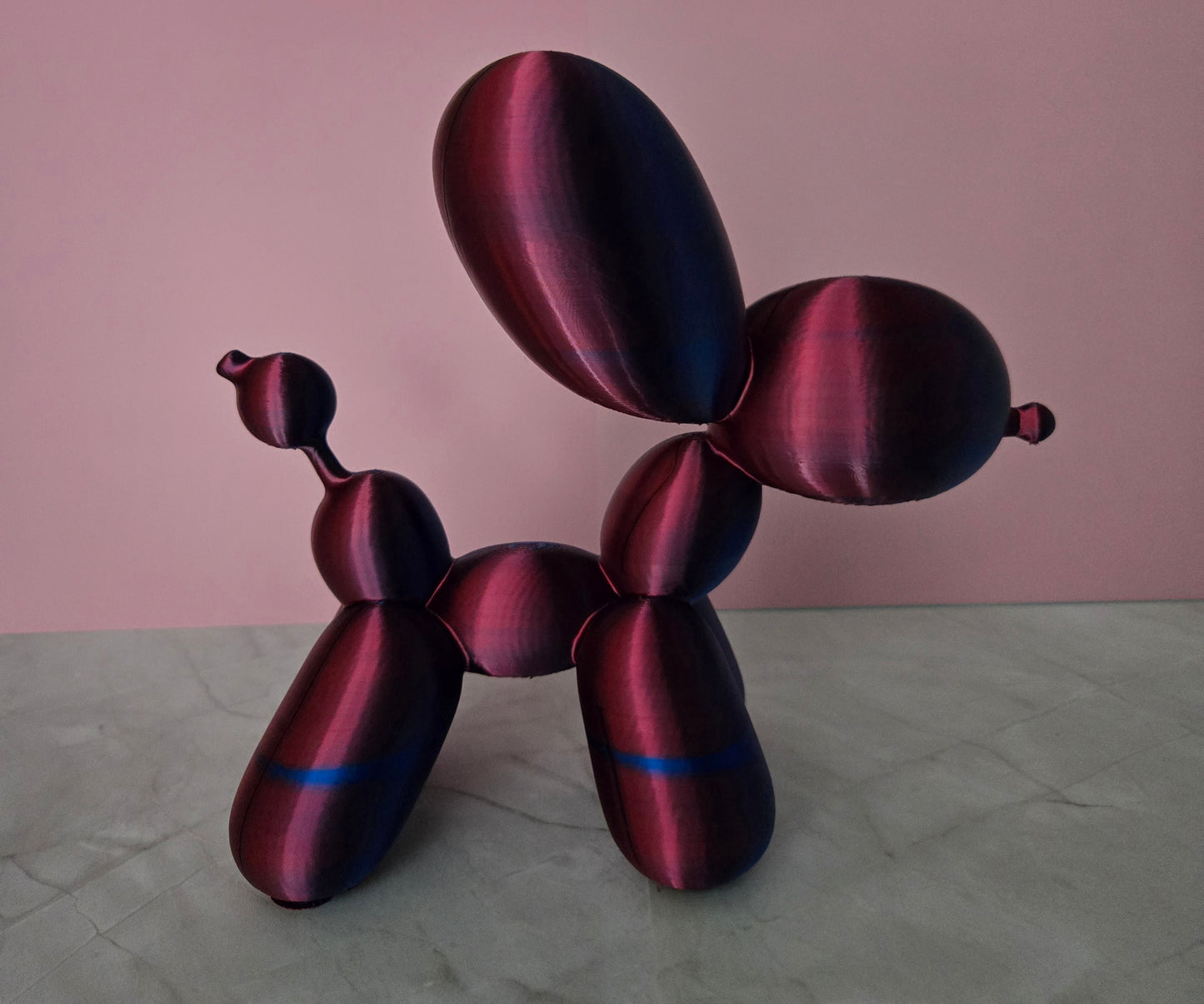 Extra Large Balloon Dog - Blue and Red Mix