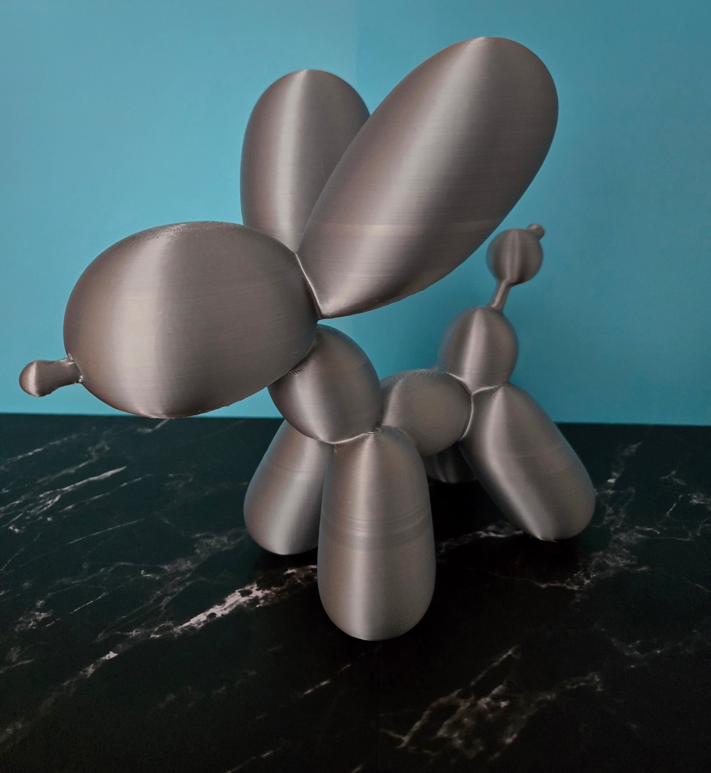 Extra Large Balloon Dog - Silver