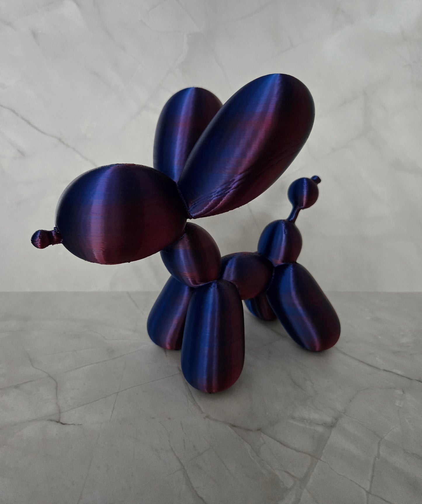 Large Balloon Dog - Blue and Red Mix