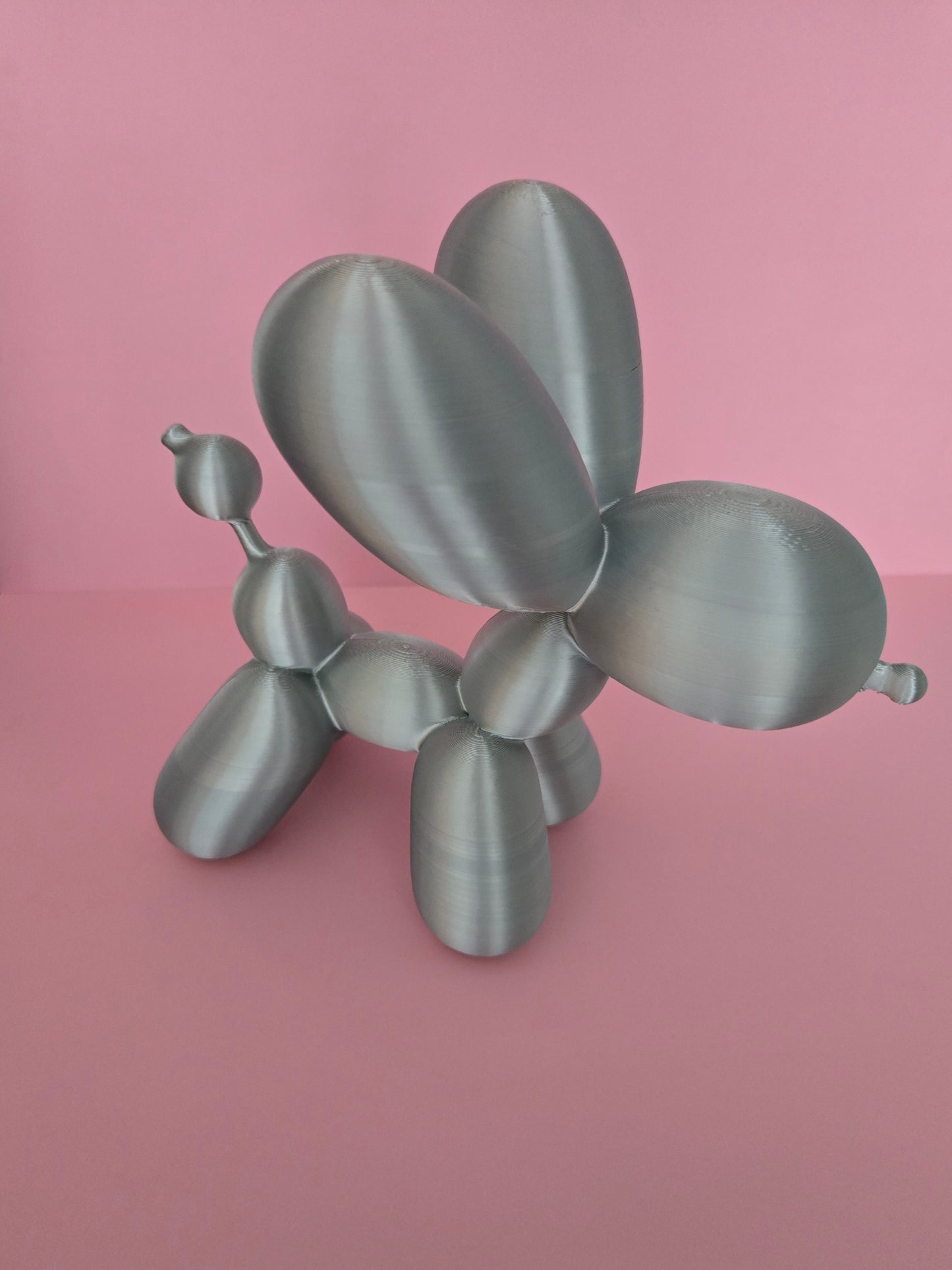 Large Balloon Dog - Silver