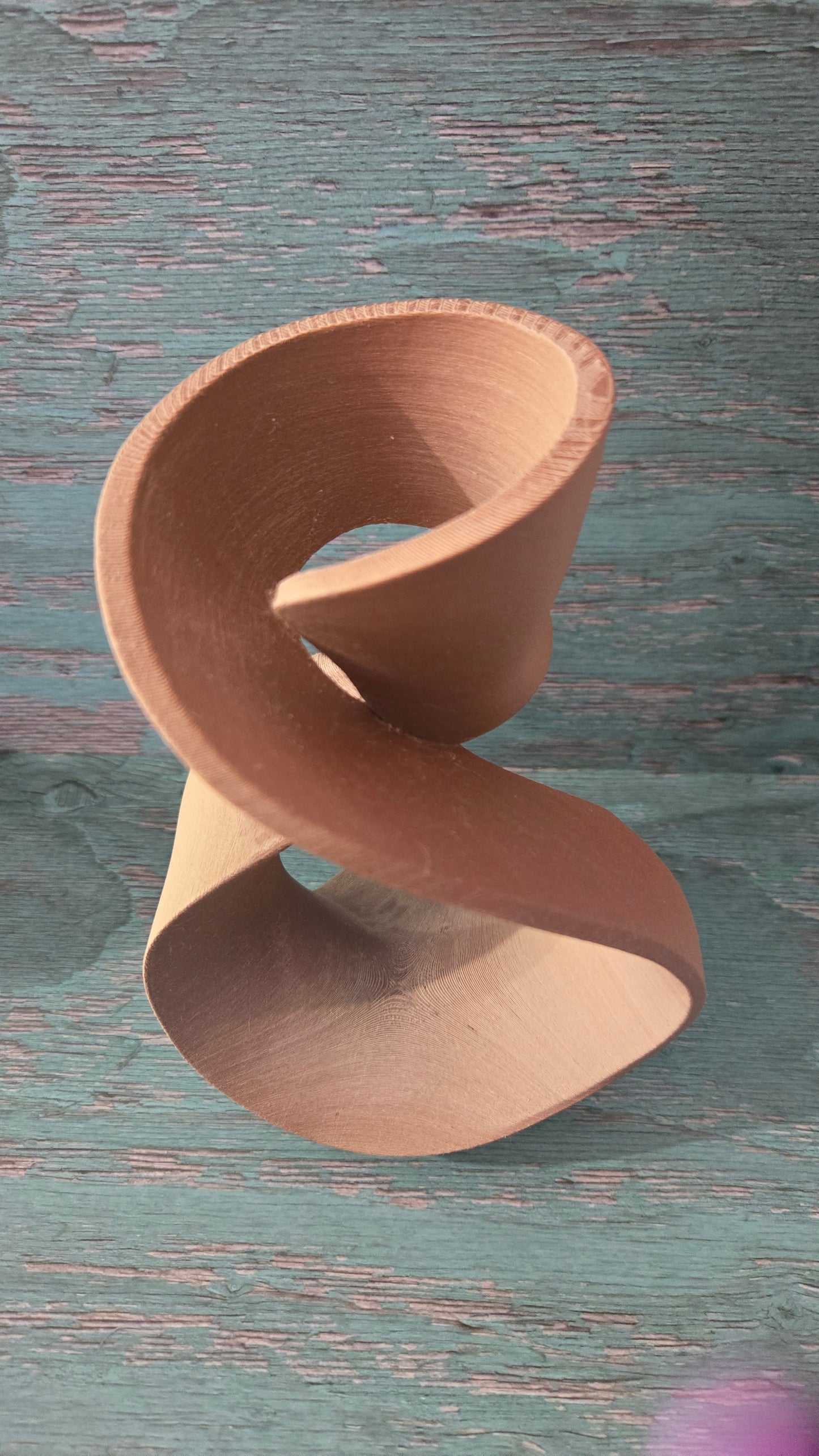 Design Art Sculpture - Walnut Natural Wood