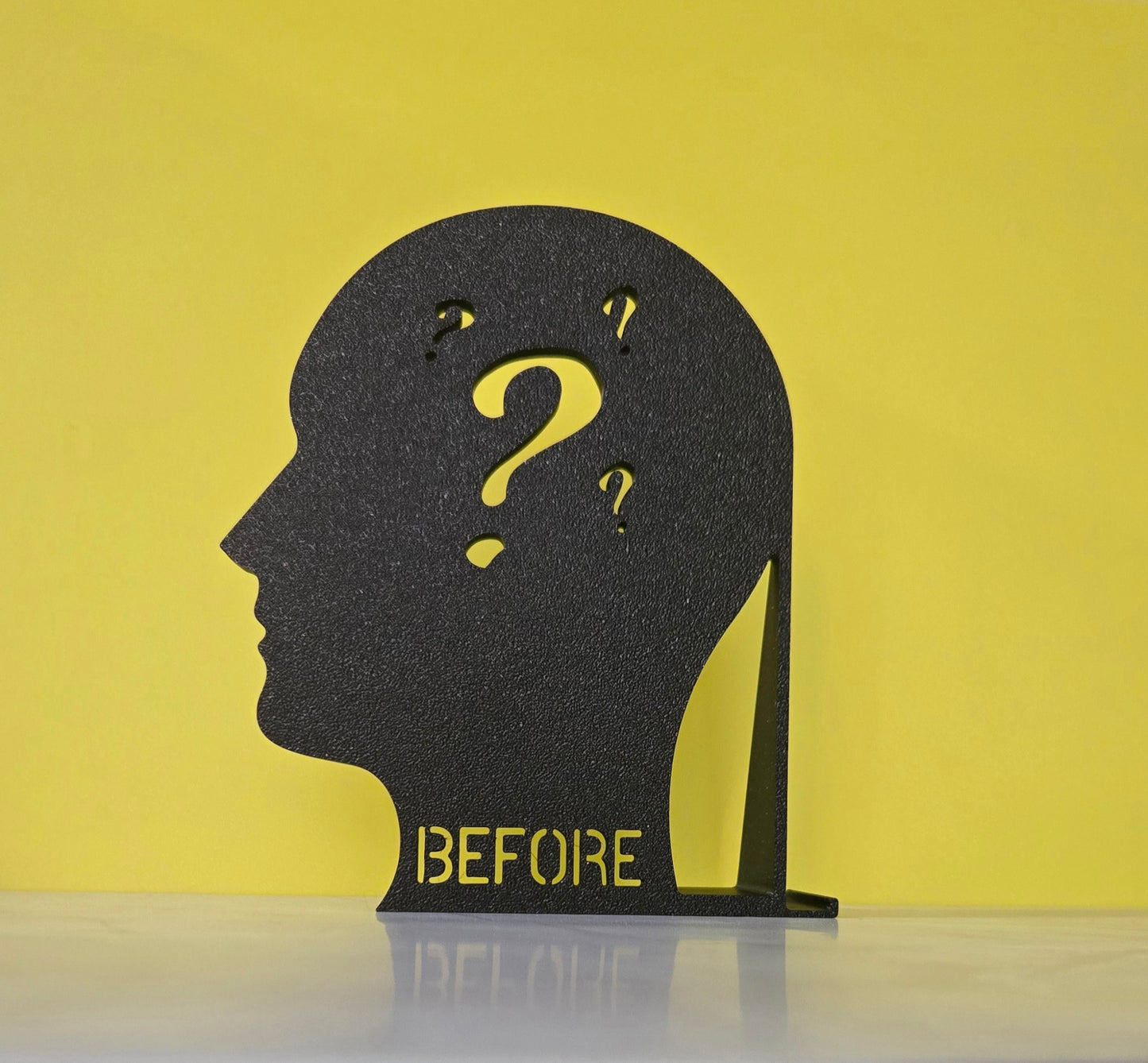 Knowledge Before & After Bookends - Onyx Black Sparkle