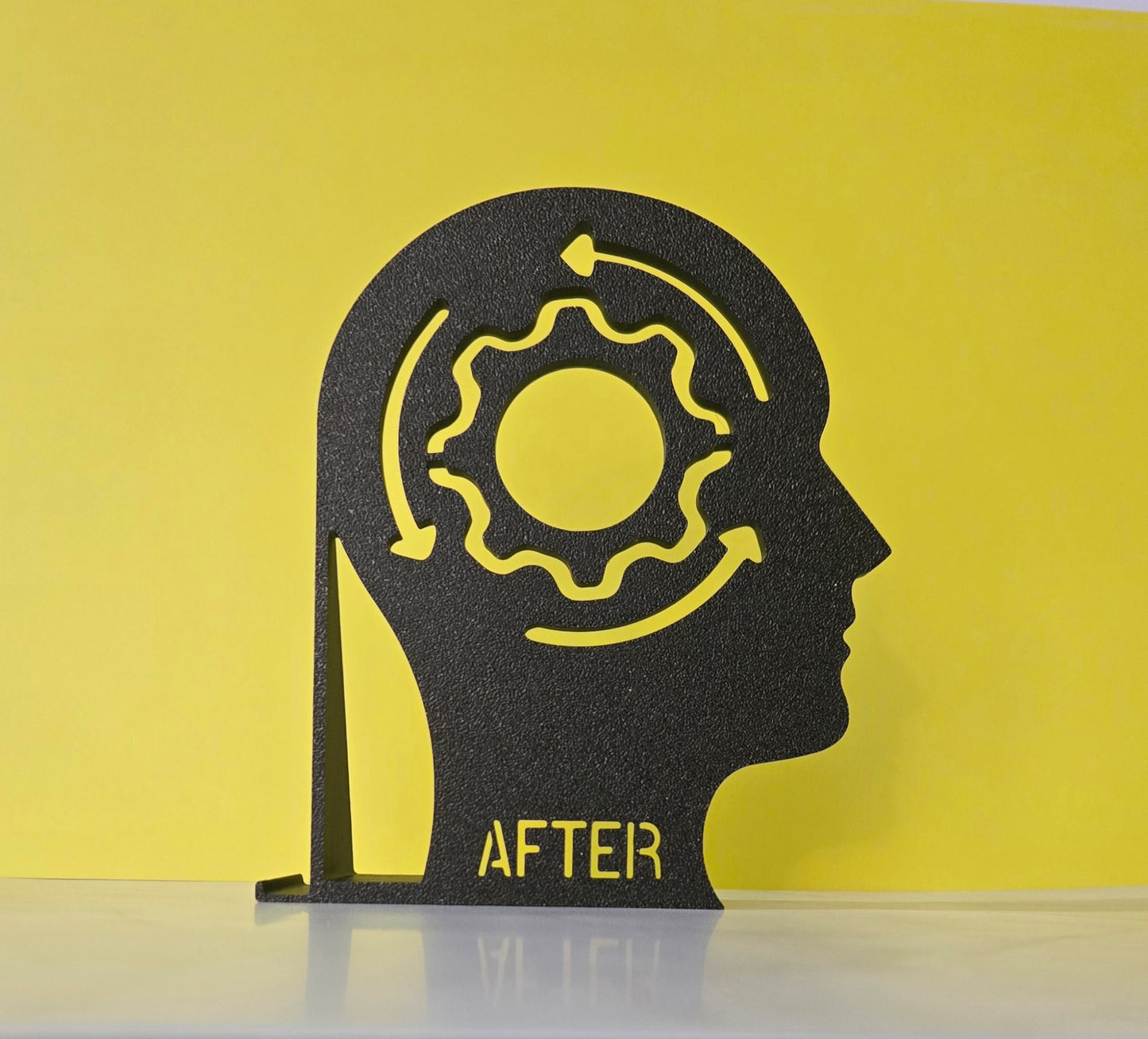 Knowledge Before & After Bookends - Onyx Black Sparkle