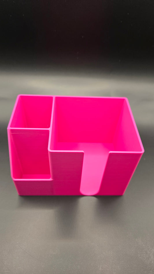 Post It Note and Pen Holder - Magenta