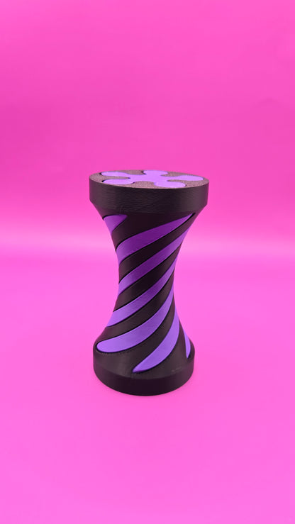 Passthrough Fidget Toy - Black and Purple