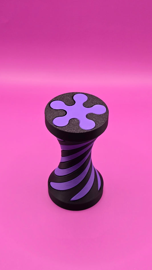 Passthrough Fidget Toy - Black and Purple