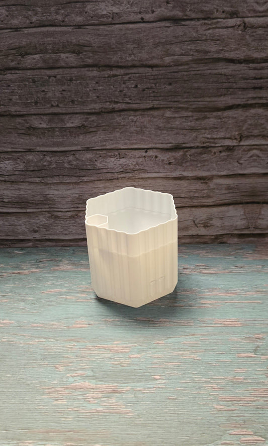 Extra Small Self Watering Planter Pot - White