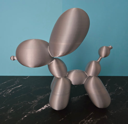 Extra Large Balloon Dog - Silver