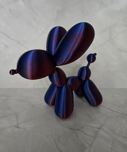 Large Balloon Dog - Blue and Red Mix