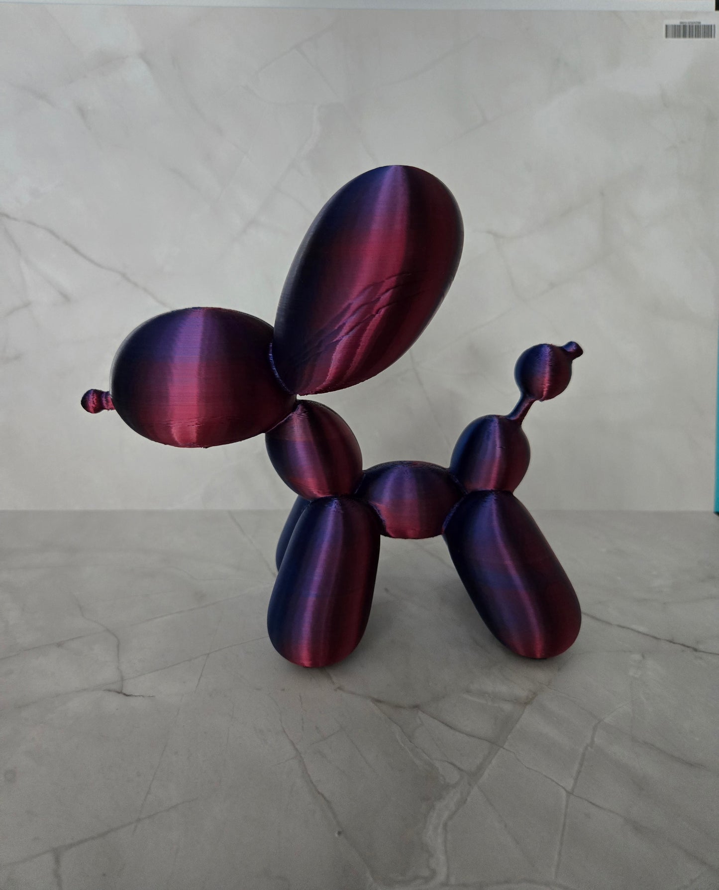 Large Balloon Dog - Blue and Red Mix