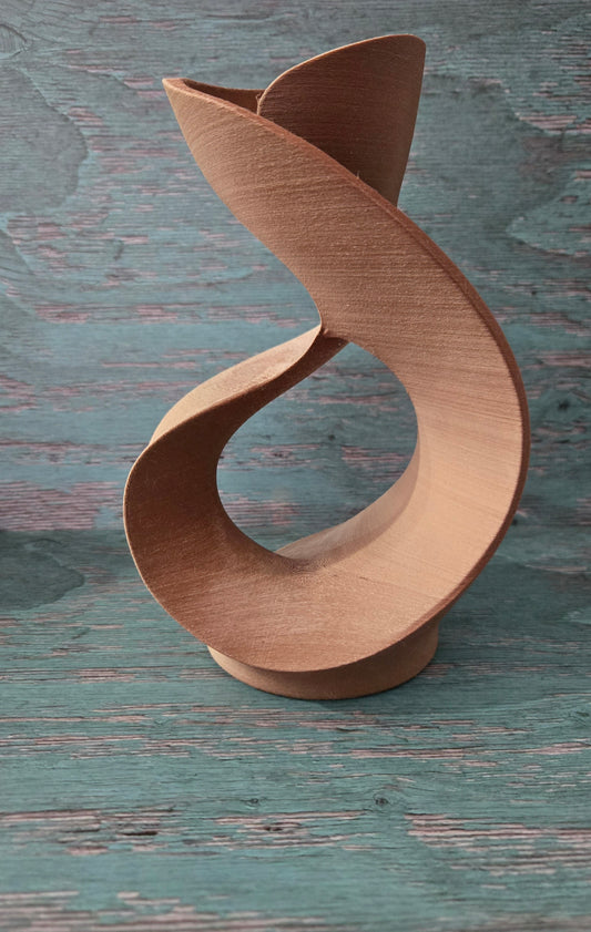 Design Art Sculpture - Walnut Natural Wood