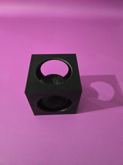 Ball in Cube Fidget Toy - Black