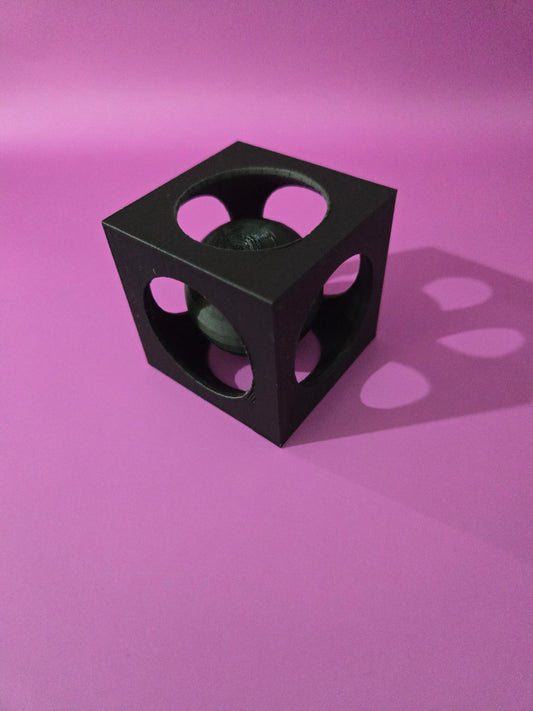 Ball in Cube Fidget Toy - Black