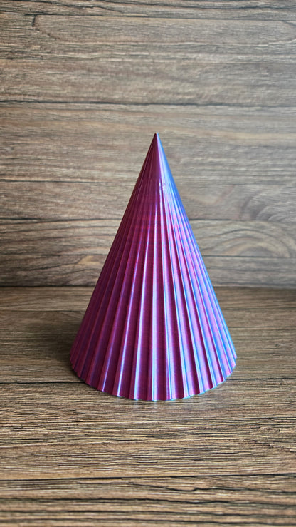 Holiday Tree Set of 4 - Blue, Yellow, Fuchsia Mix (Large Diamond, Medium Scalloped, Small Diamond, and Medium Segmented)