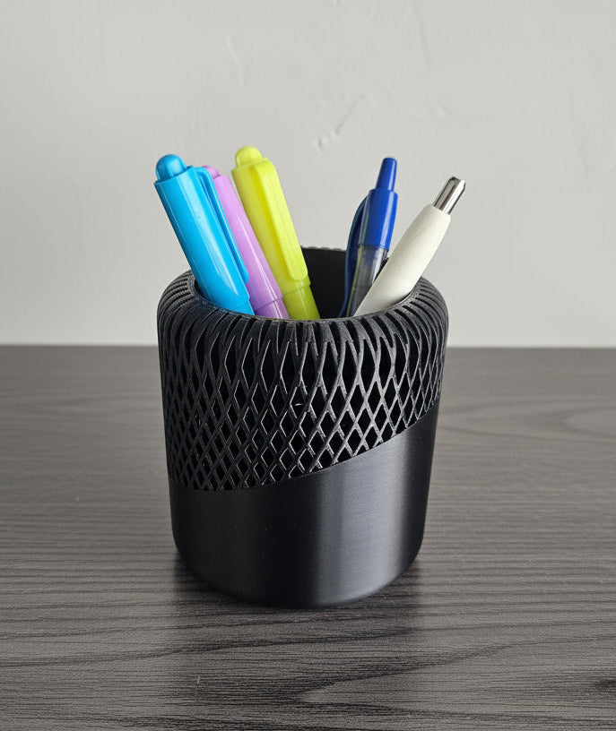 Japandi Pen Holder - Black