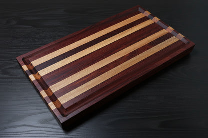 Small Cutting Board - Exotic Padauk and Okoume
