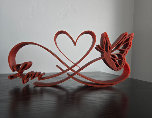 Infinity Love Sign with Butterfly
