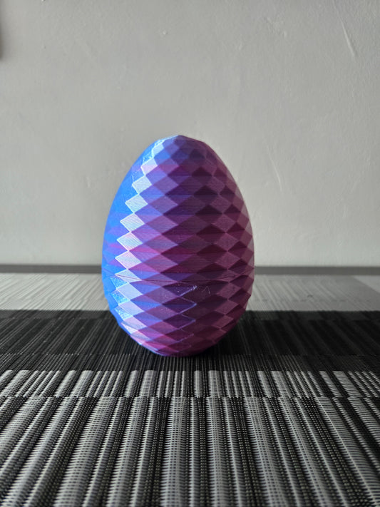 Geometric Twist Egg Capsule - Pink & Blue Mix