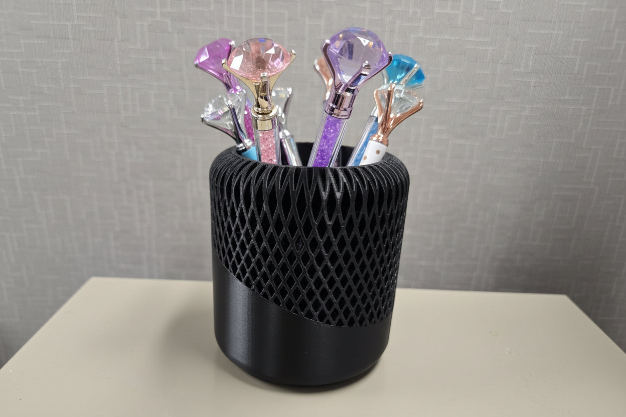 Japandi Pen Holder - Black