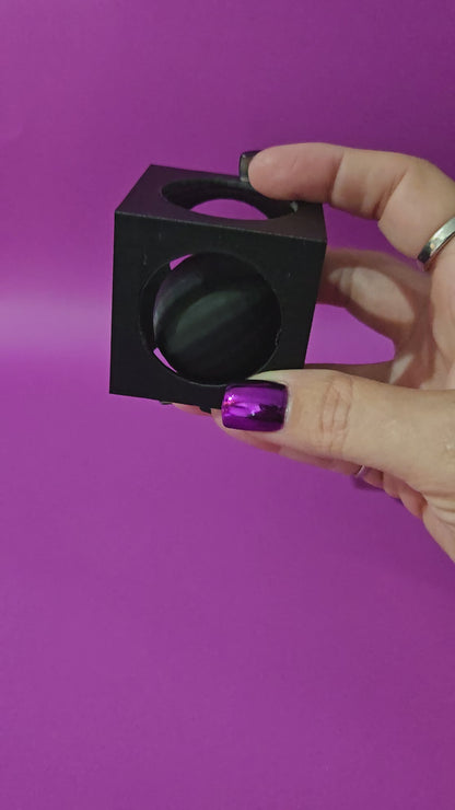 Ball in Cube Fidget Toy - Black